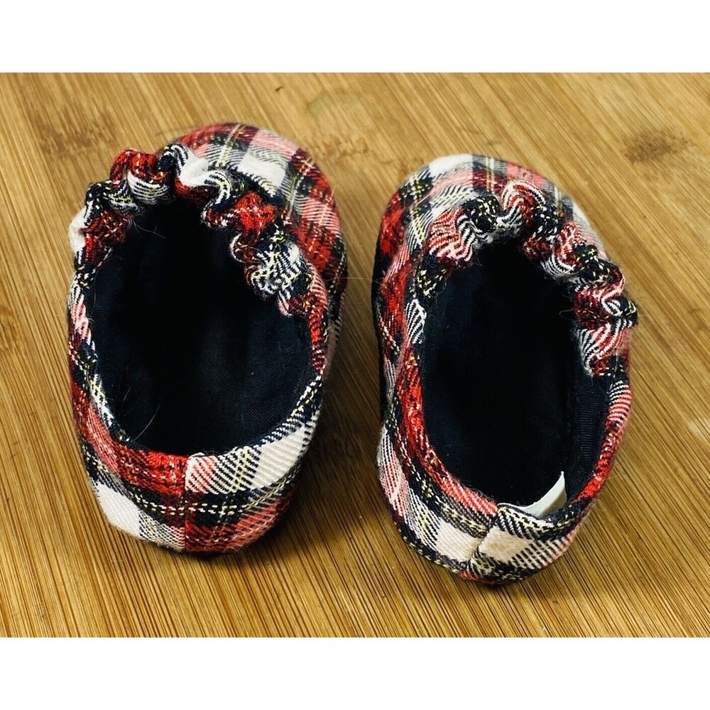 Plaid Baby Girl Shoe Size 6-9 Month - Picture 4 of 6